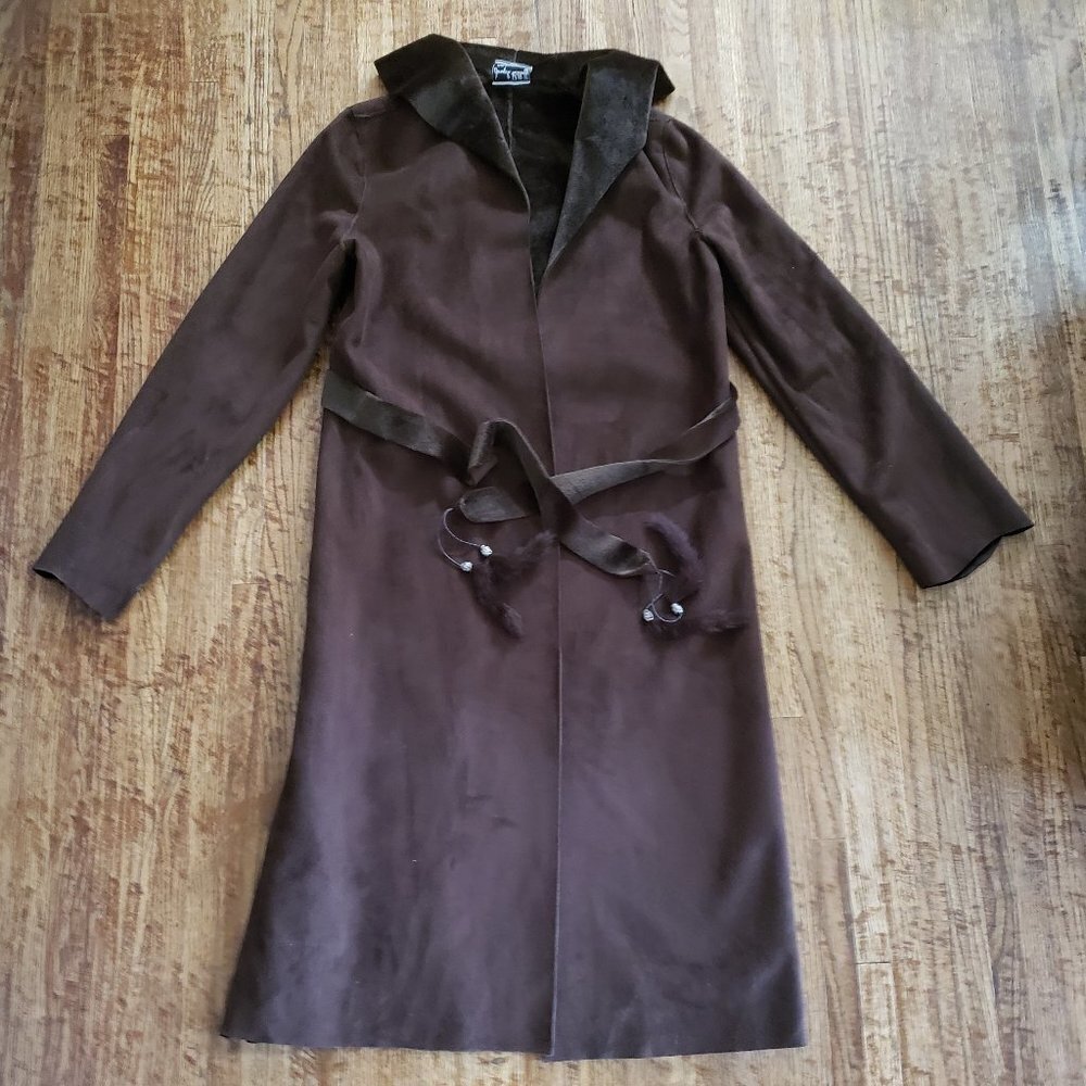 Joseph Ribkoff Faux Suede Manteau